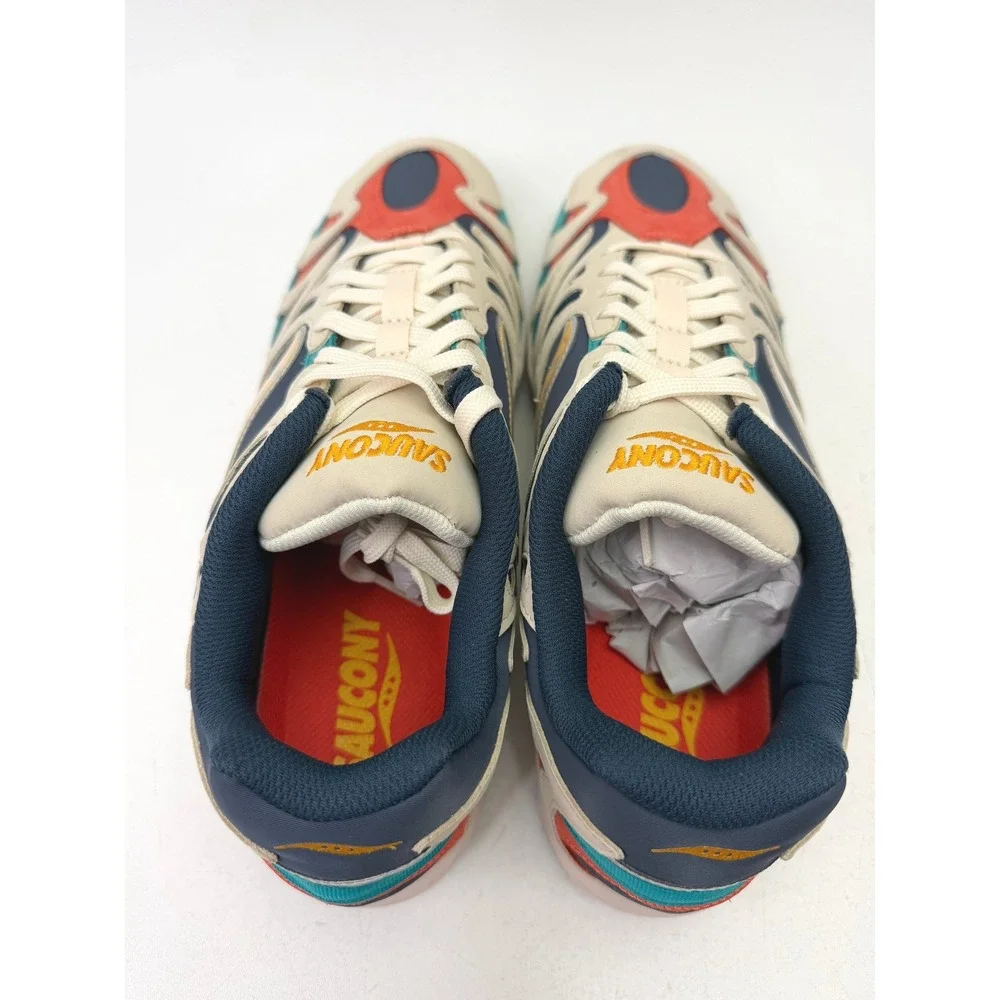 Saucony Grid Azura 2000 Changing Tides Mens White Blue Sneakers S70644-3 Size 13